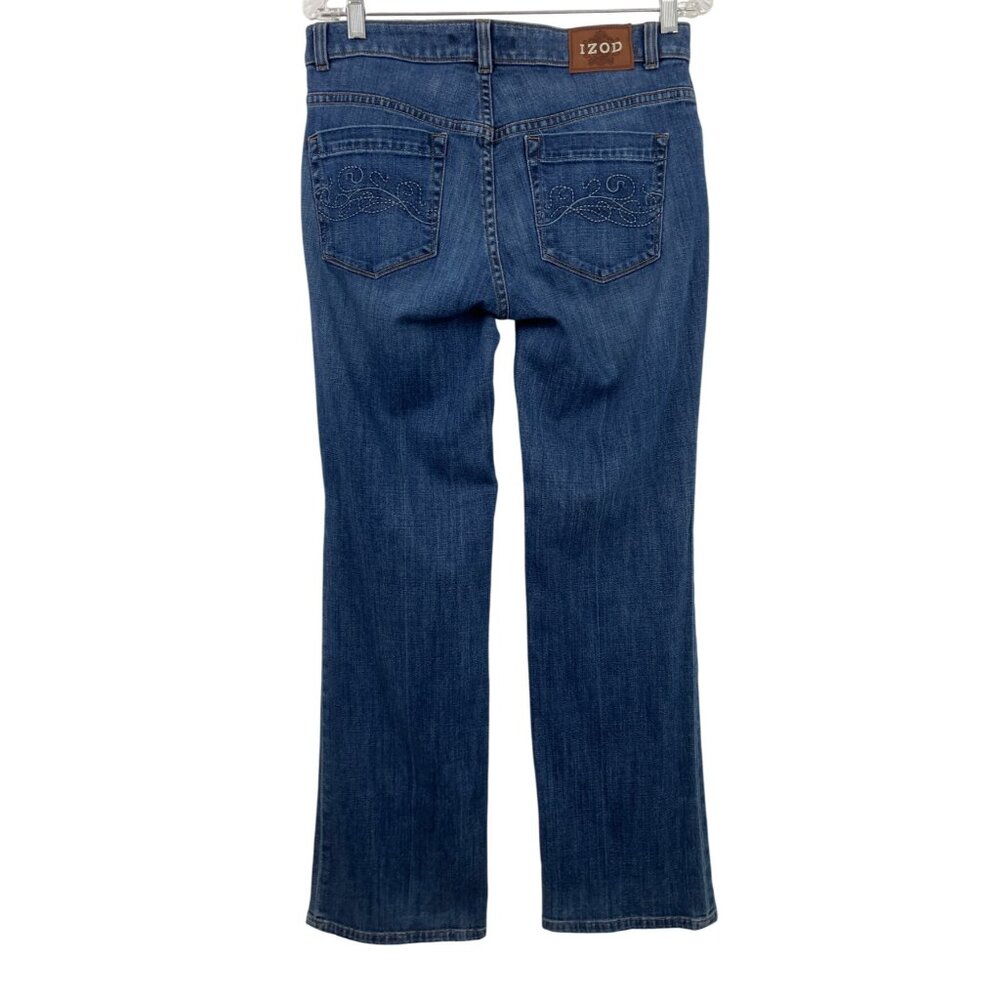 Izod Just Right Bootcut Blue Denim Jeans Women’s Size 10 - Picture 2 of 10